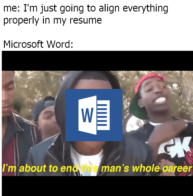 Microsoft Word meme