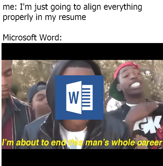 microsoft word meme