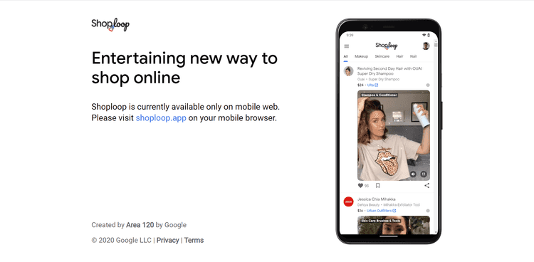 Google announces Shoploop